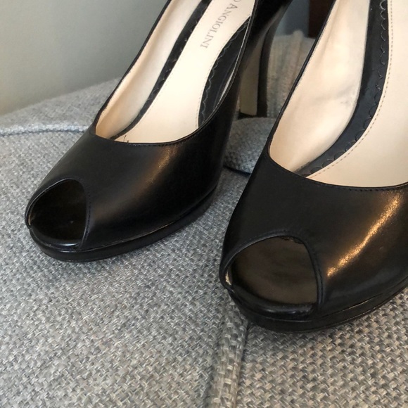 Enzo Angiolini Black Open toe heels - Picture 2 of 5